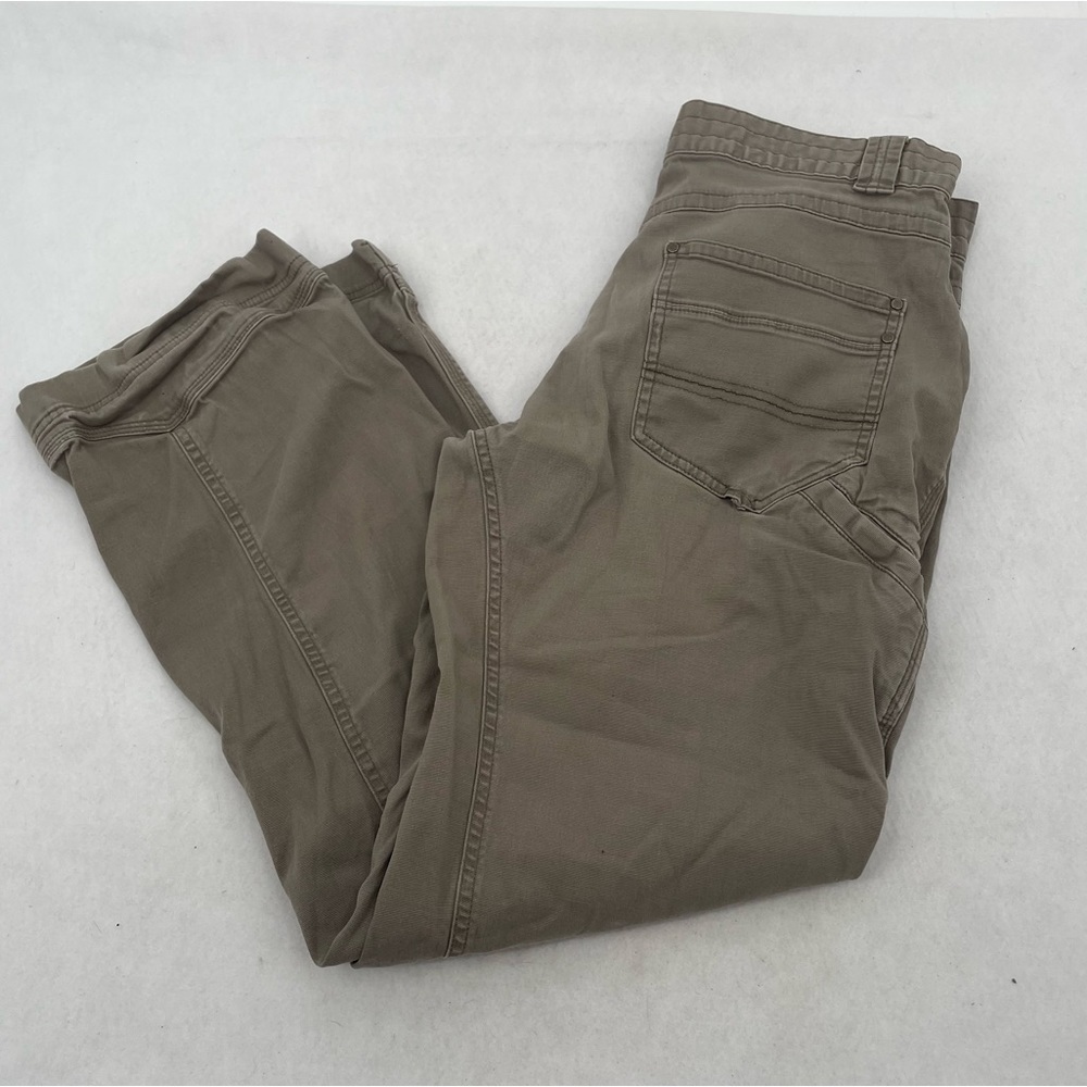 ROYAL ROBBINS Men’s Cargo Work Pant Khakis Green/Grey color size: 34w/32L